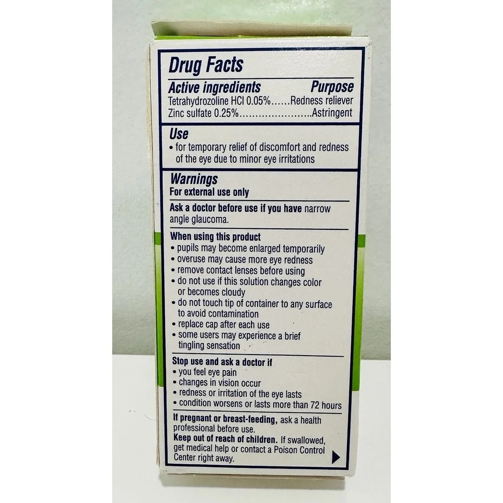 Visine A.C. Itchy Eye Relief Drops Relieves Red Watery Eyes 1/2 fl oz 07/2027